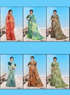 Sylavia By Vallabhi Swarosaki Work Brasso Printed Sarees Wholesale Online